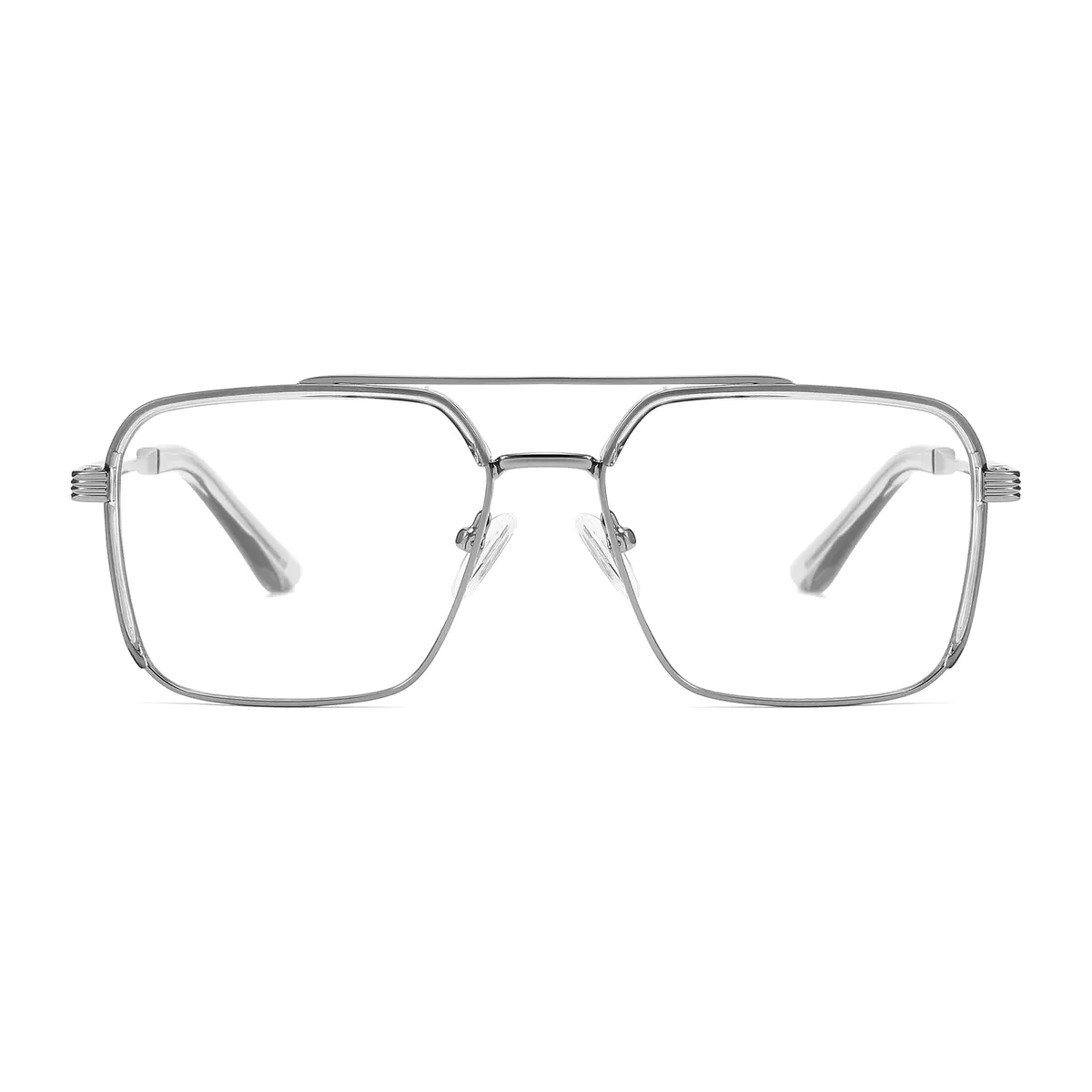 Aviator Silver Eyeglasses