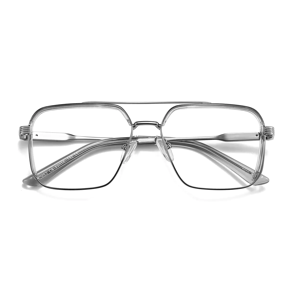 Aviator Silver Eyeglasses