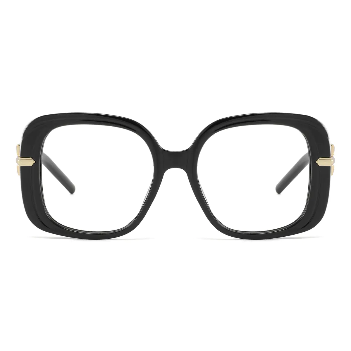 Square Black Eyeglasses