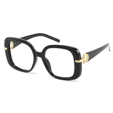 Square Black Eyeglasses