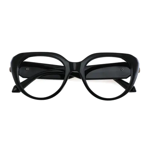 Cat-eye Black Eyeglasses