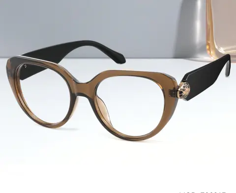 Cat-eye White Eyeglasses