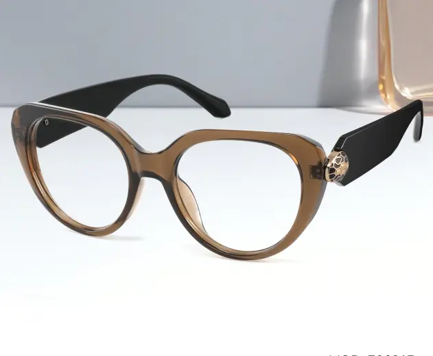 Cat-eye White Eyeglasses