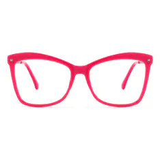 Cat-eye Red Eyeglasses