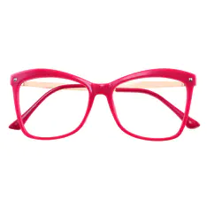 Cat-eye Red Eyeglasses