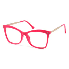 Cat-eye Red Eyeglasses