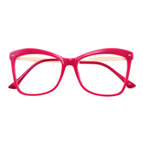 Cat-eye Red Eyeglasses