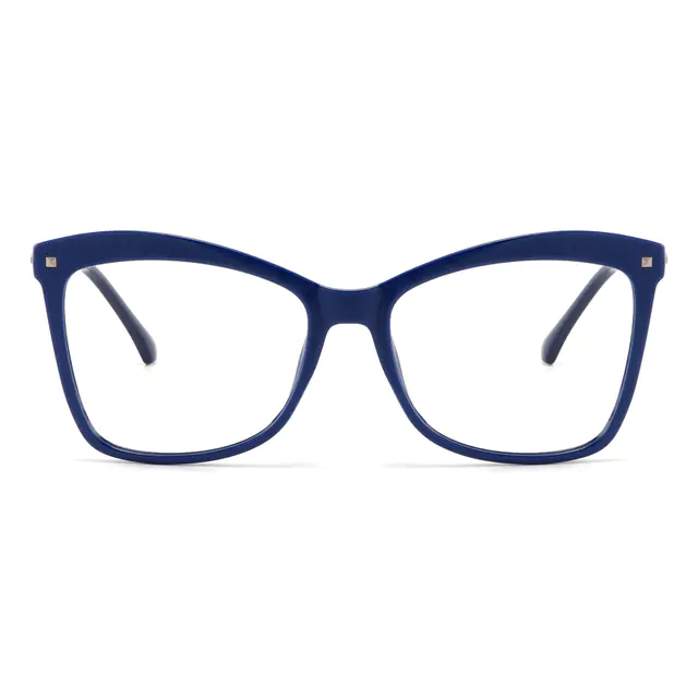 Cat-eye Blue Eyeglasses