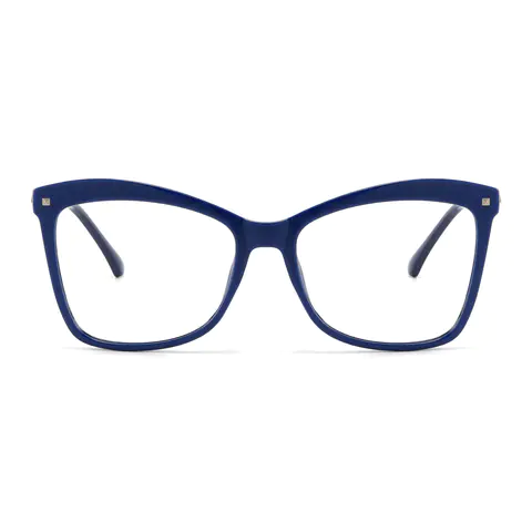 Cat-eye Blue Eyeglasses