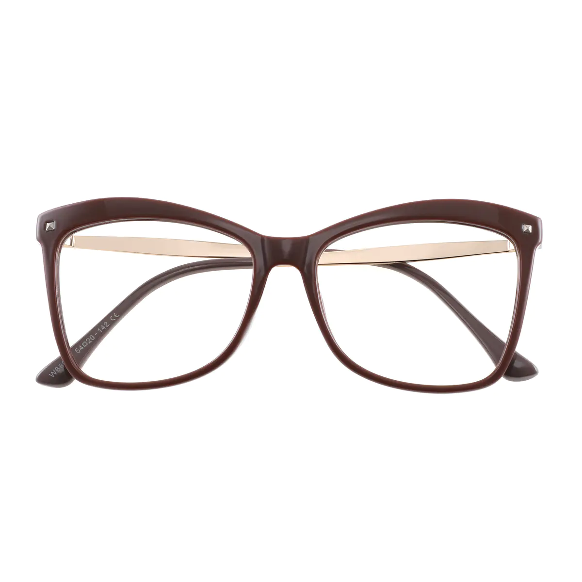 Cat-eye Brown Eyeglasses