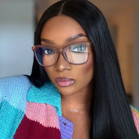 Cat-eye Brown Eyeglasses