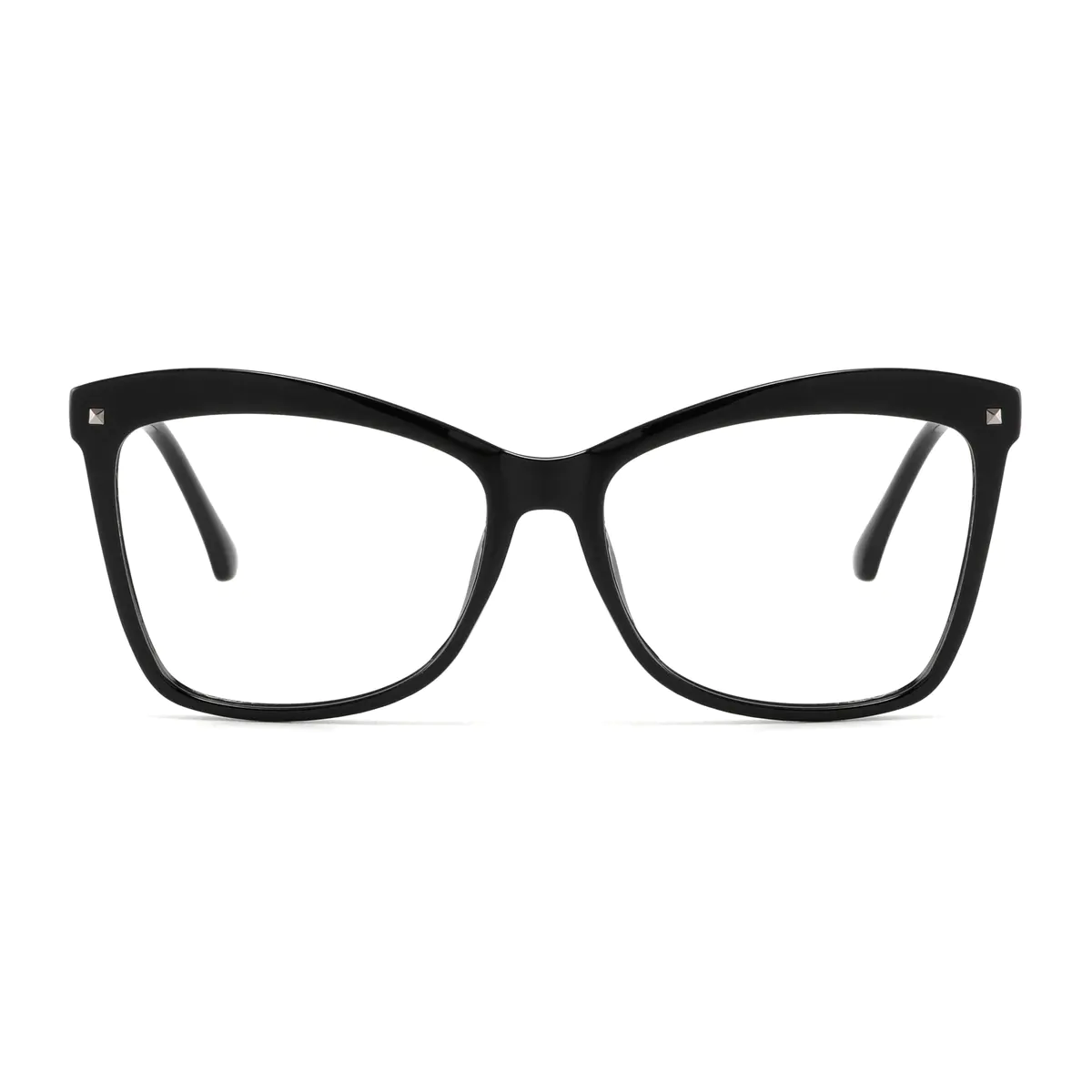 Cat-eye Gradient Black Eyeglasses