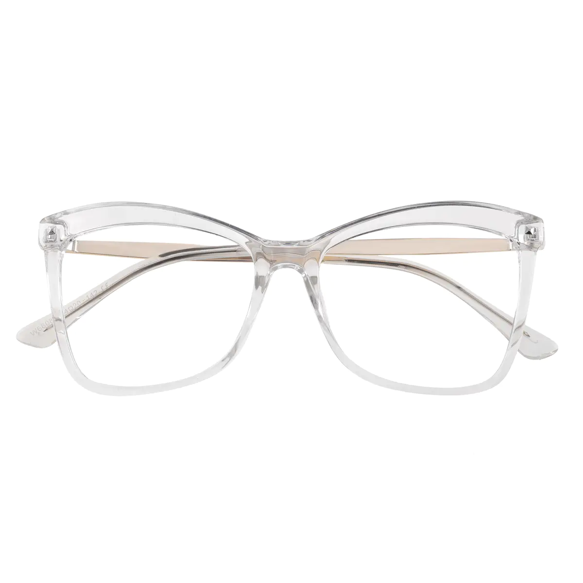 Cat-eye White Eyeglasses