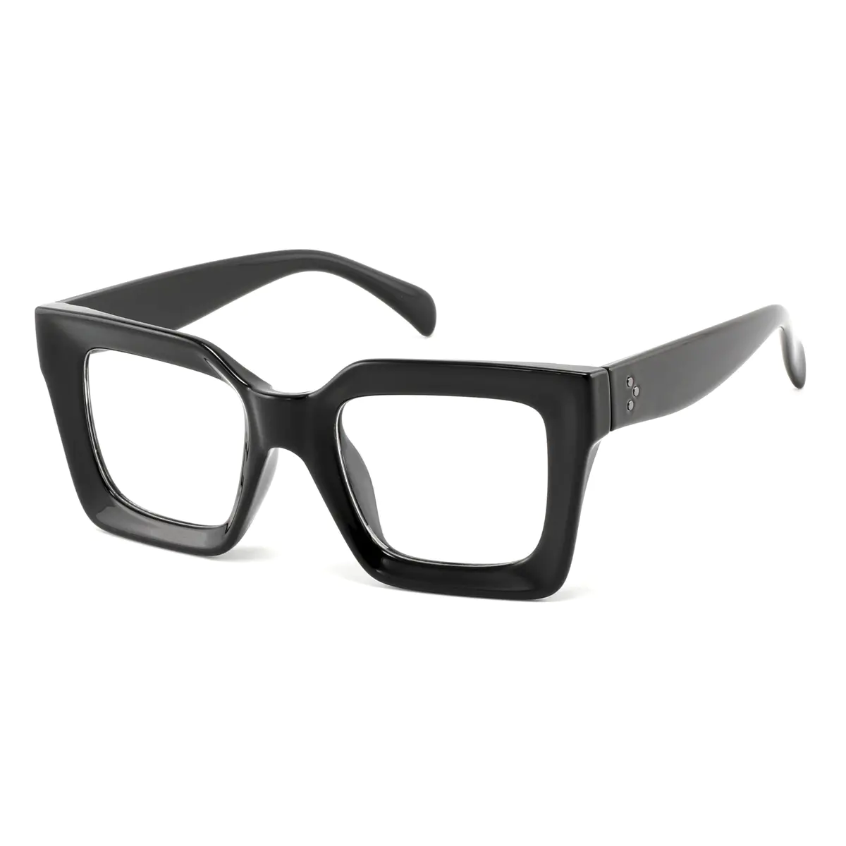 Square Black Eyeglasses
