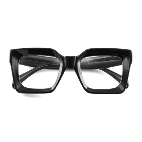 Square Black Eyeglasses