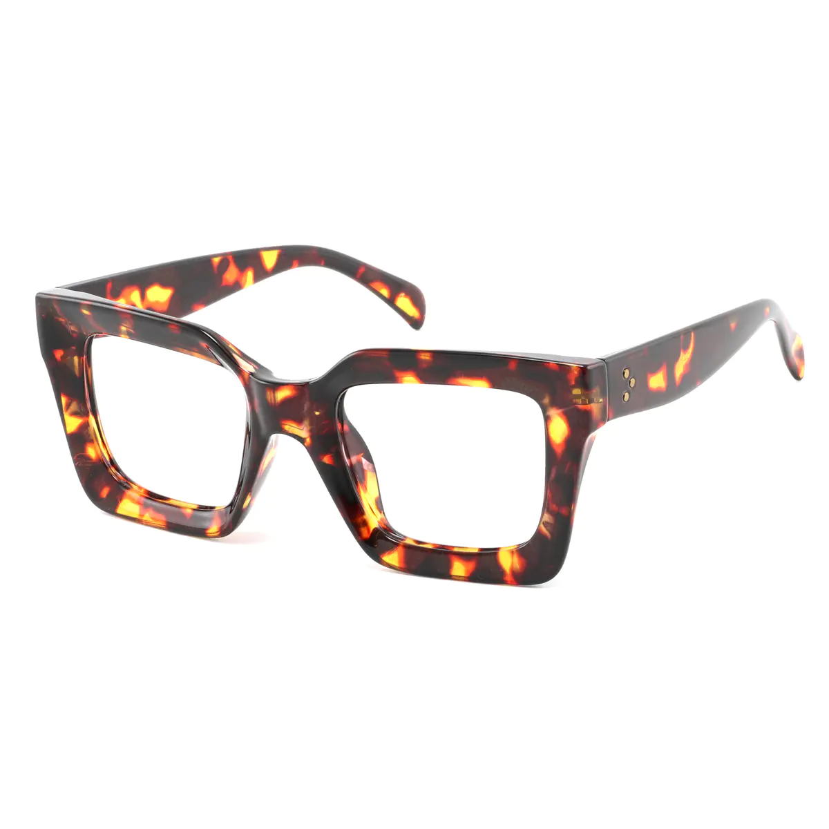 Square Tortoiseshell Eyeglasses