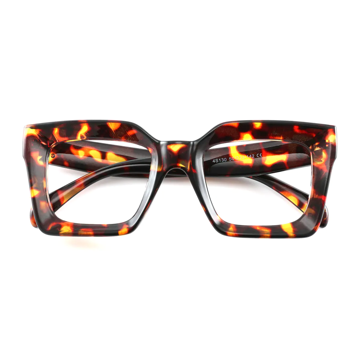 Square Tortoiseshell Eyeglasses