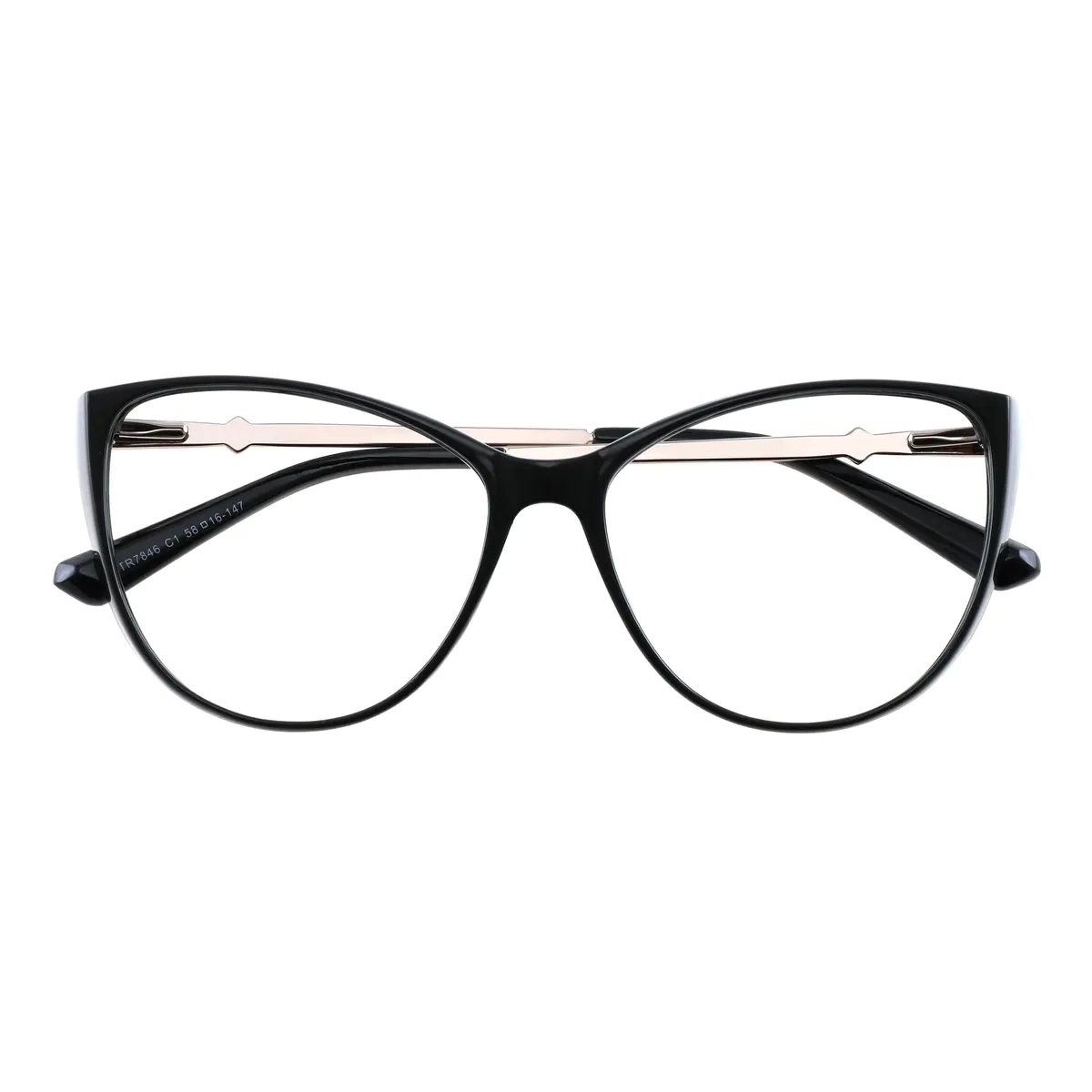 Cat-eye Black Eyeglasses