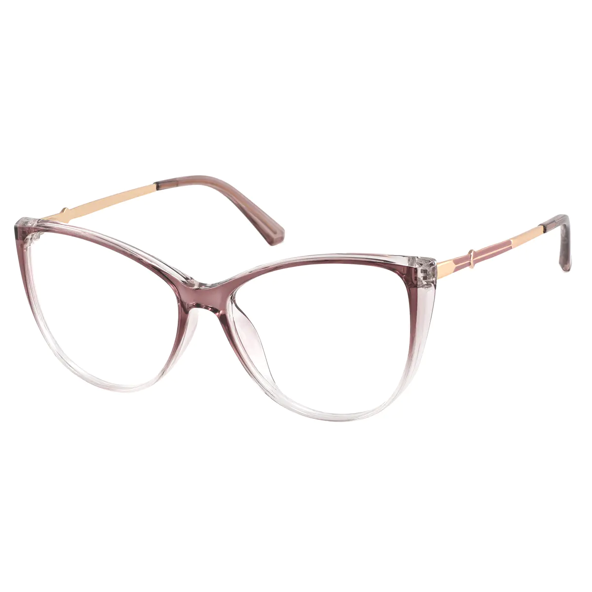 Cat-eye Gradient Purple Eyeglasses