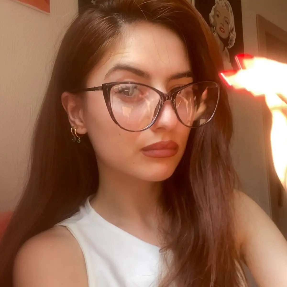 Cat-eye Ivory Tortoiseshell Eyeglasses