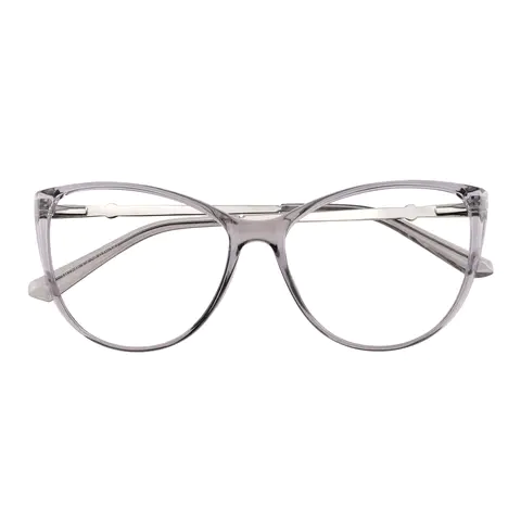 Cat-eye Grey Eyeglasses