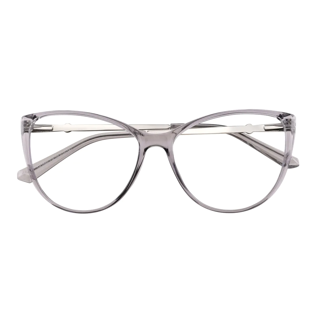 Cat-eye Grey Eyeglasses
