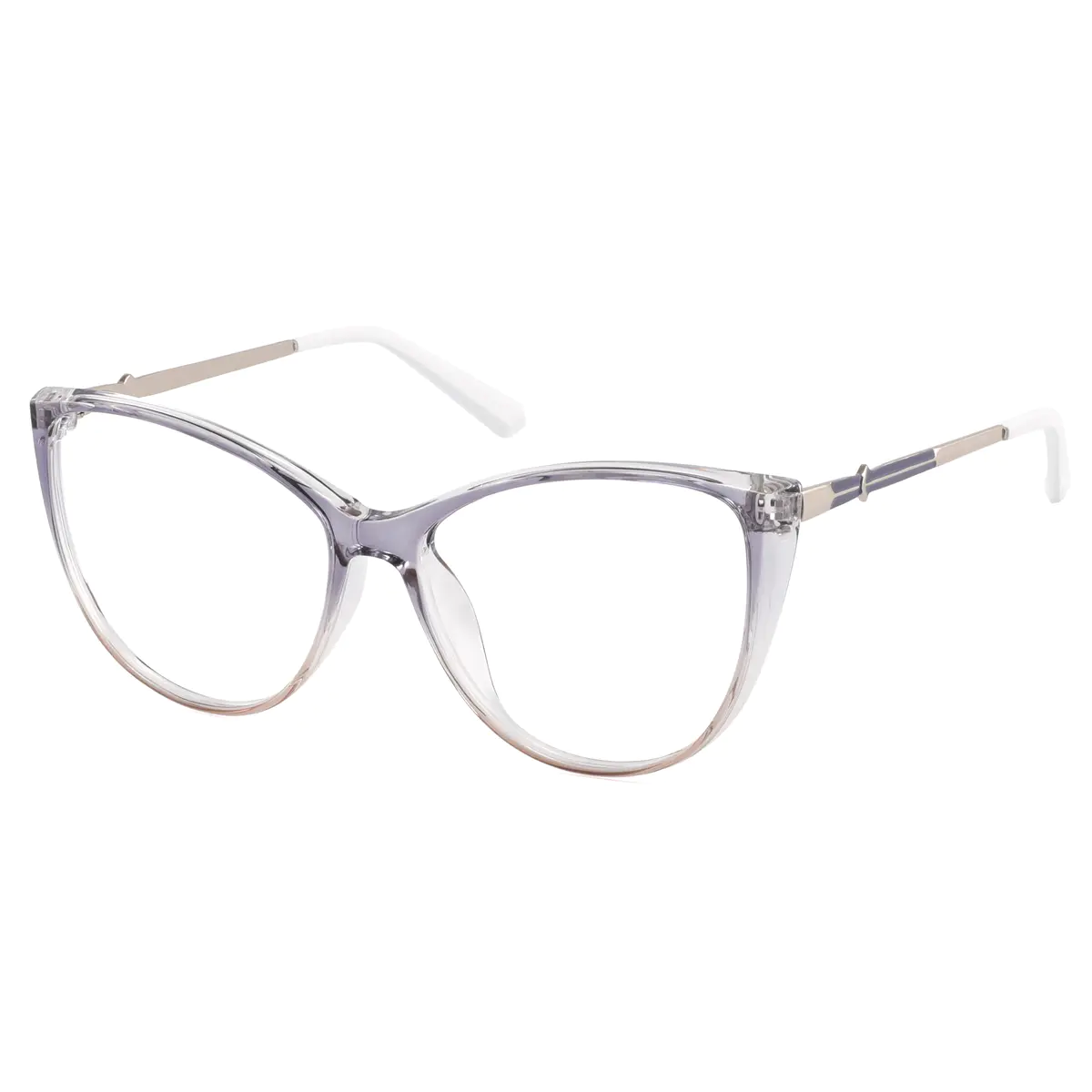 Cat-eye Gradient Orange Eyeglasses