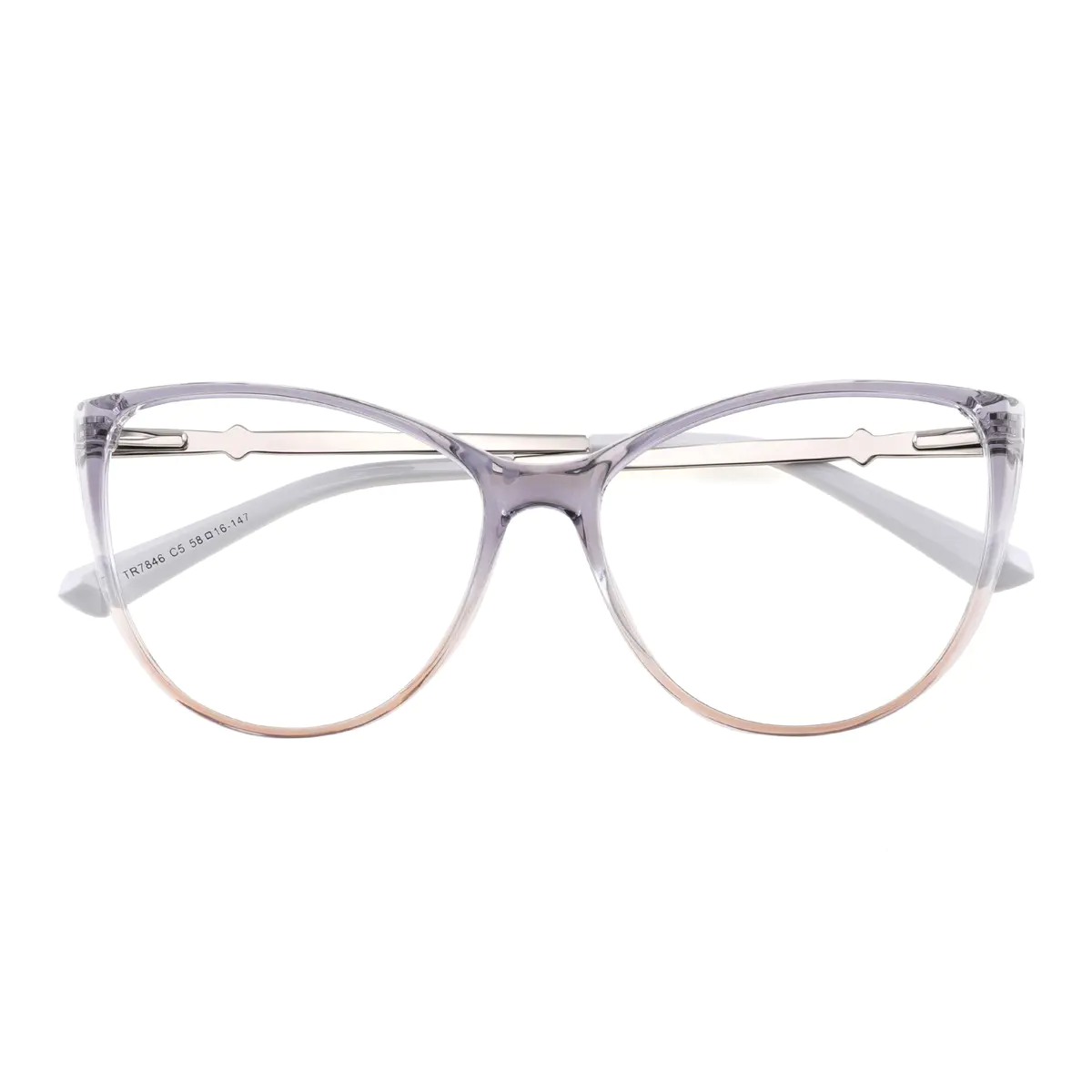 Cat-eye Gradient Orange Eyeglasses