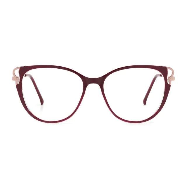 Cat-eye Red Eyeglasses