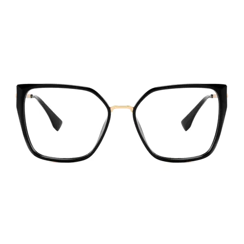 Square Black Eyeglasses