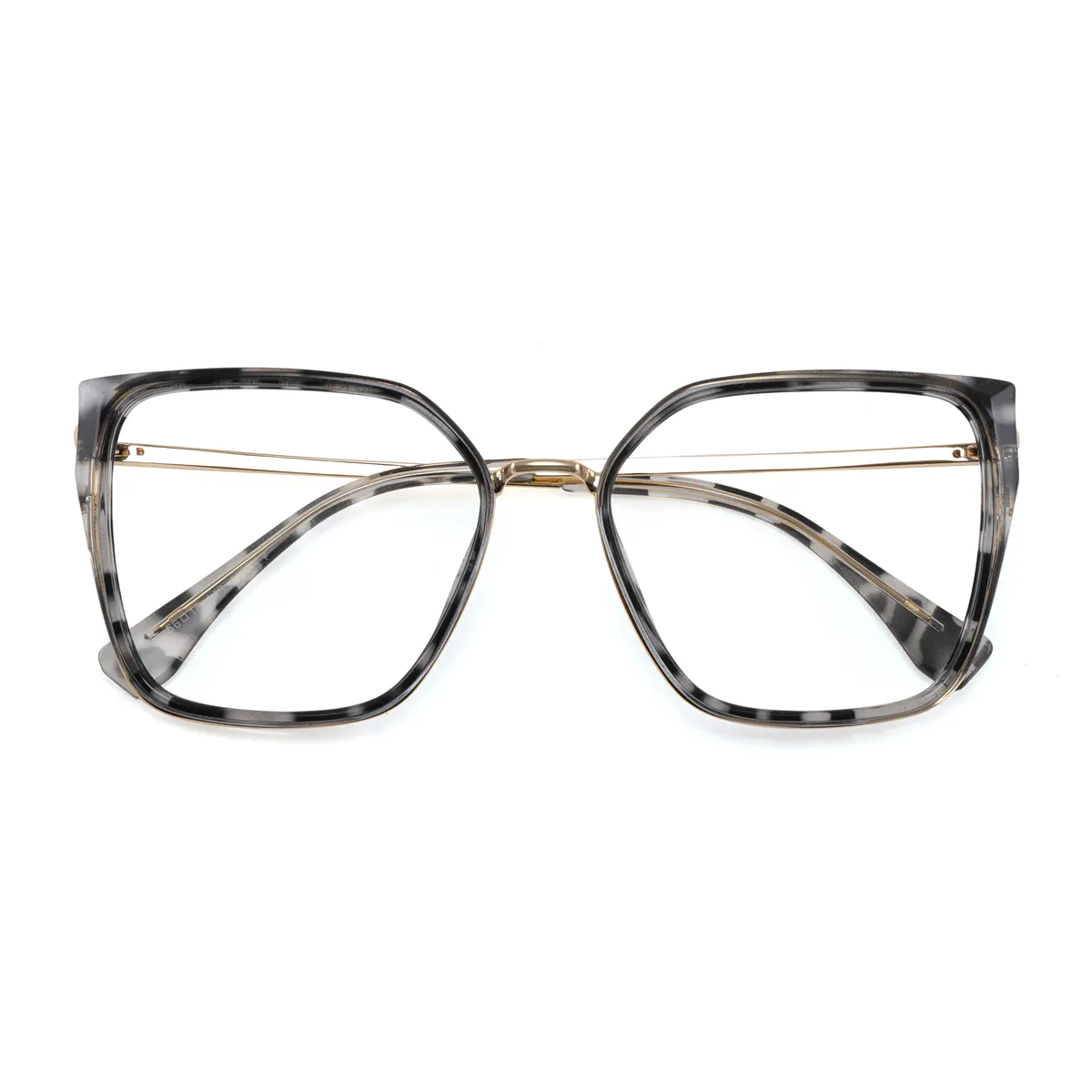 Square Ivory Tortoiseshell Eyeglasses