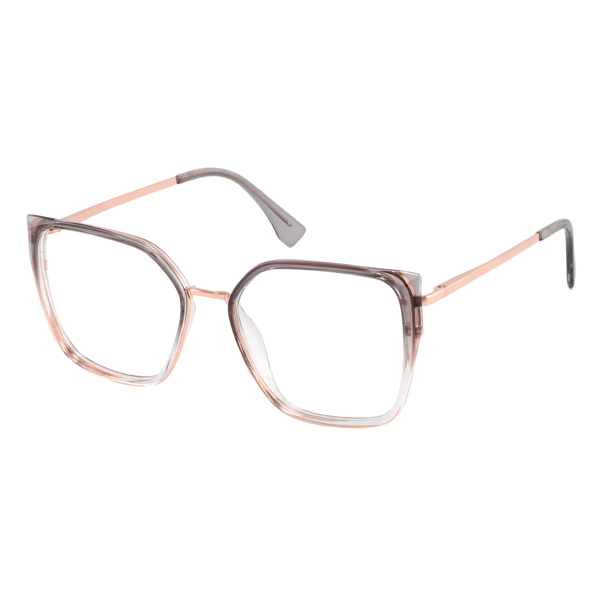 Square Gradient Gray Eyeglasses