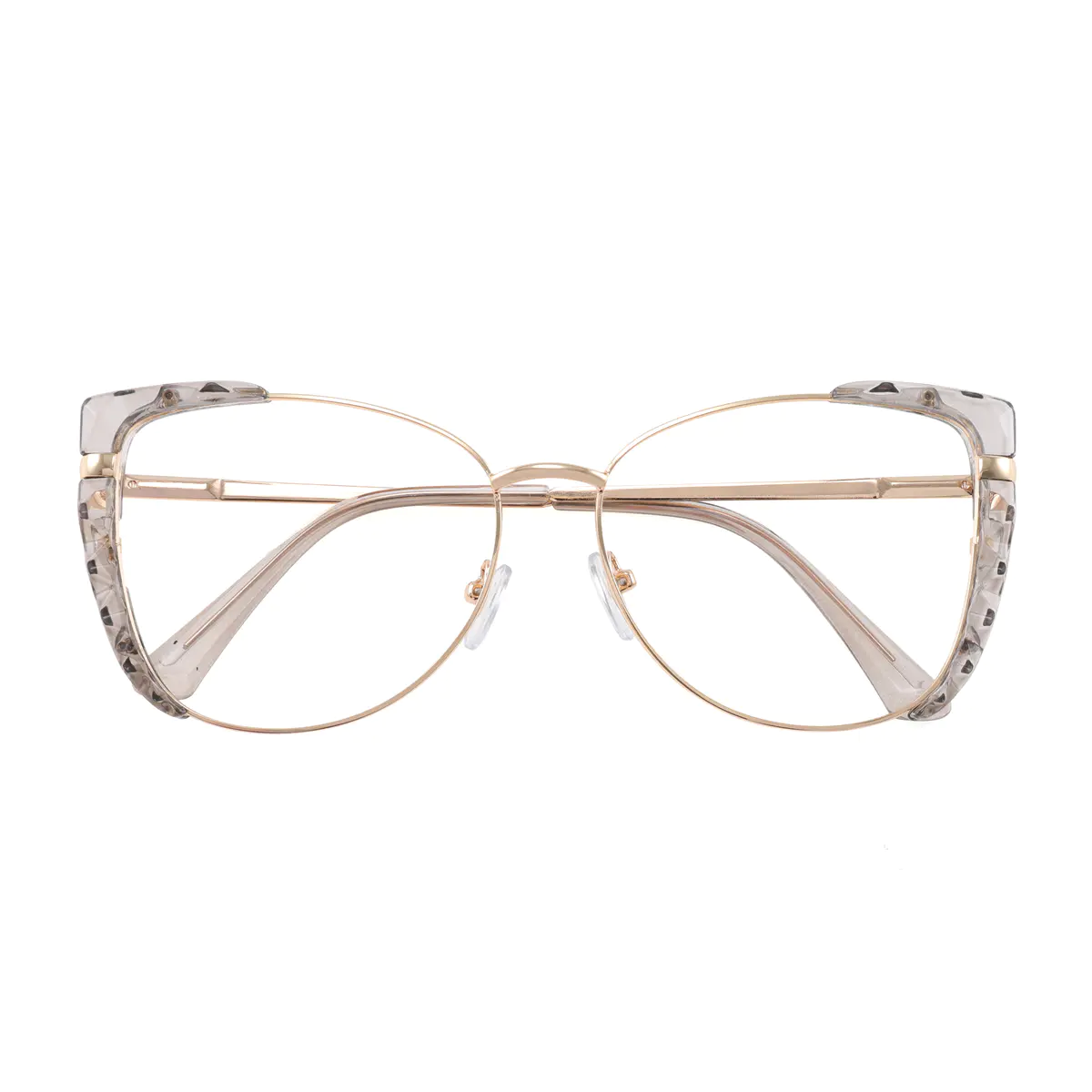 Cat-eye Grey Eyeglasses
