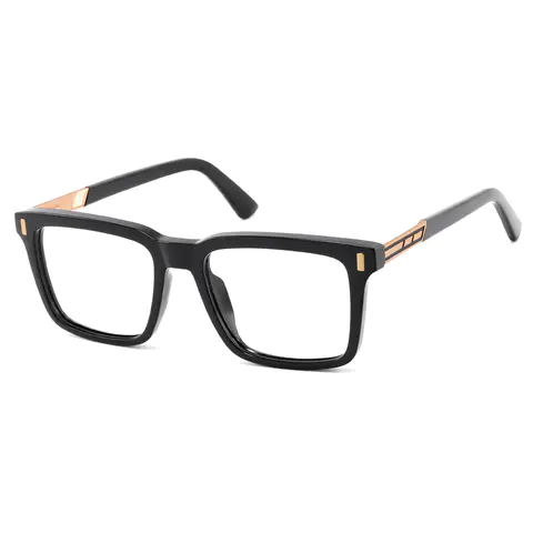Rectangle Black Eyeglasses