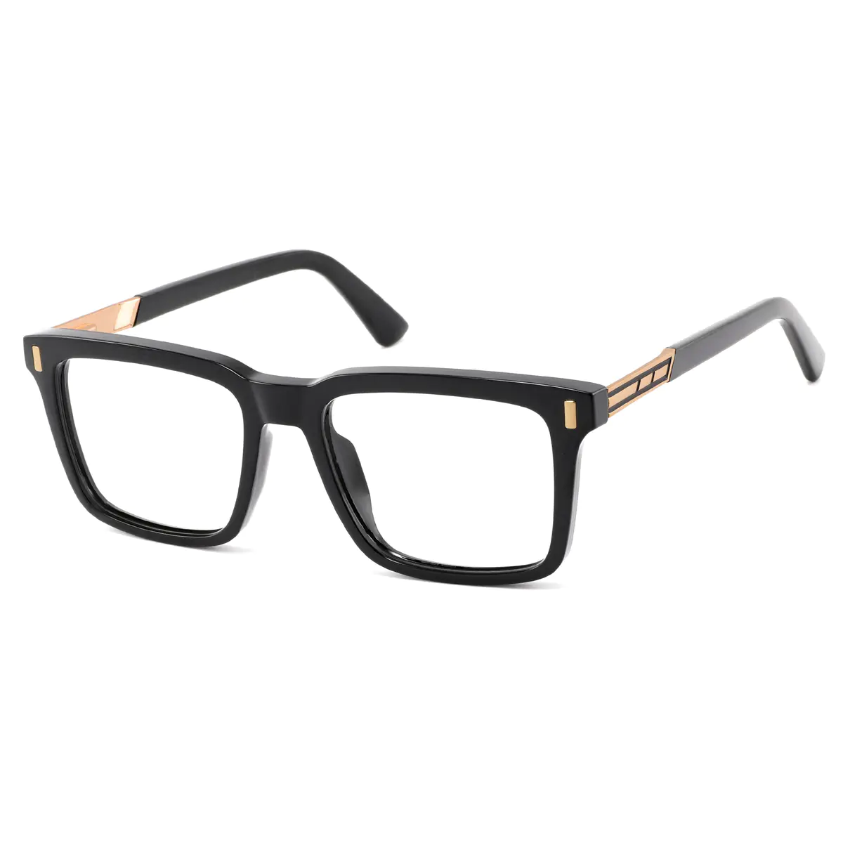 Rectangle Black Eyeglasses