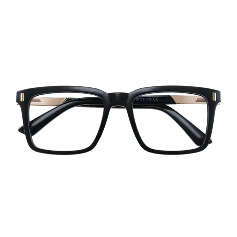 Rectangle Black Eyeglasses