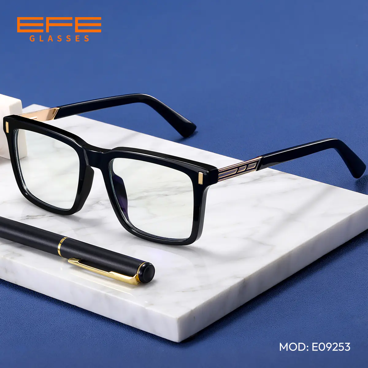 Rectangle Black Eyeglasses