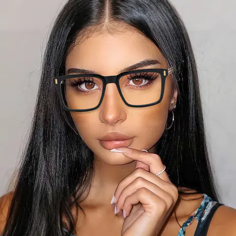 Rectangle Black Eyeglasses