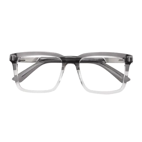Rectangle Grey Eyeglasses
