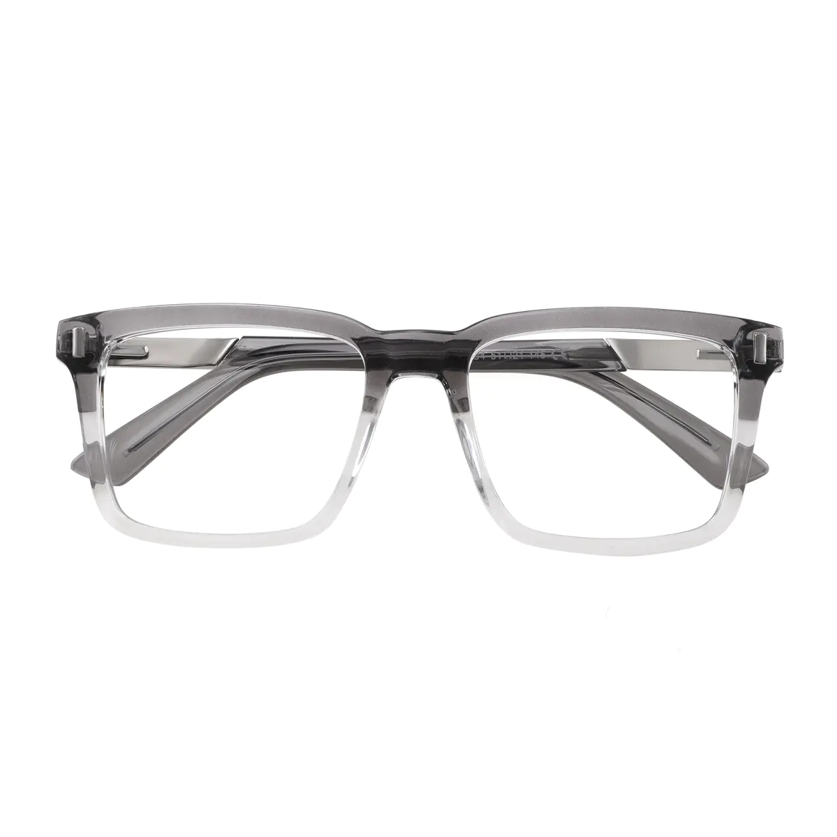 Rectangle Grey Eyeglasses