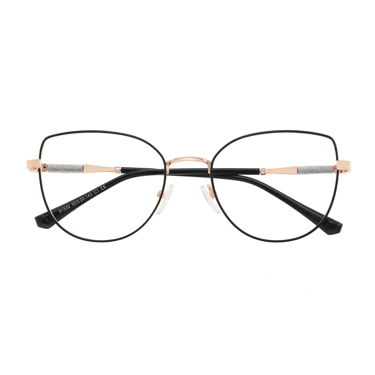 Cat-eye Black Eyeglasses