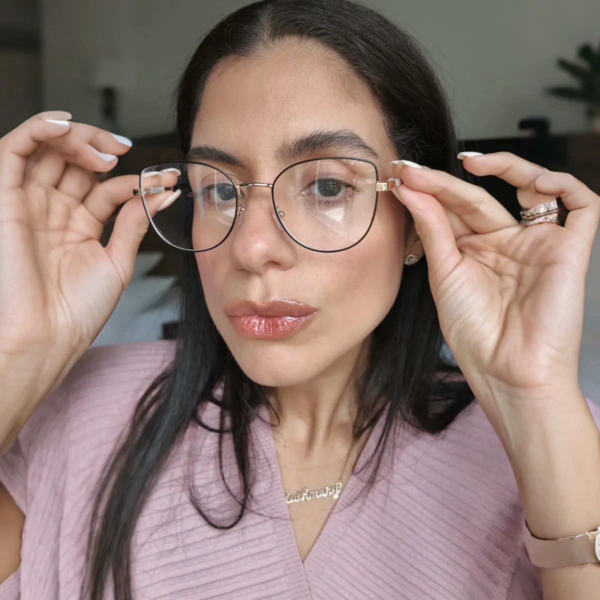 Cat-eye Black Eyeglasses