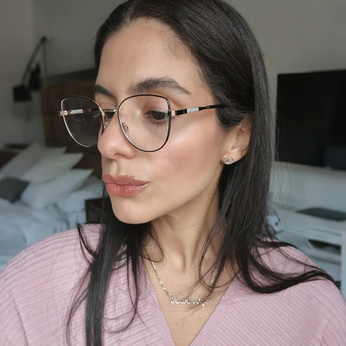 Cat-eye Black Eyeglasses