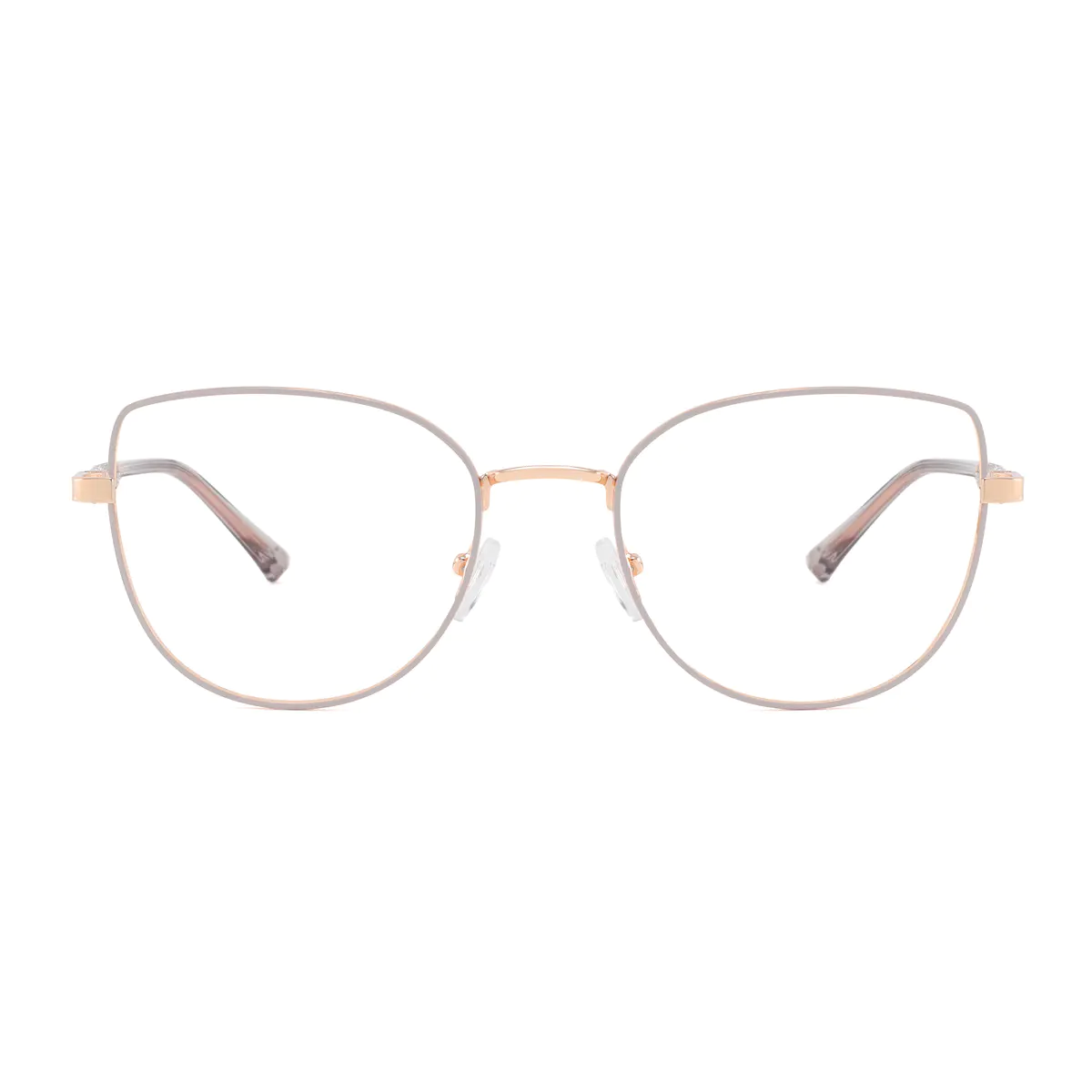 Cat-eye Grey Eyeglasses