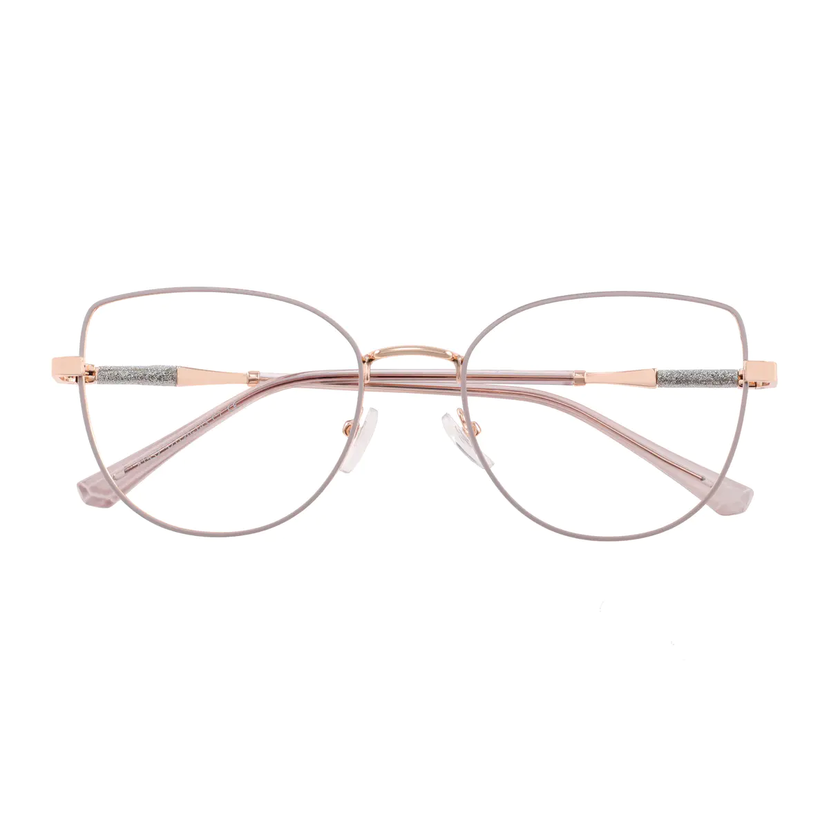 Cat-eye Grey Eyeglasses
