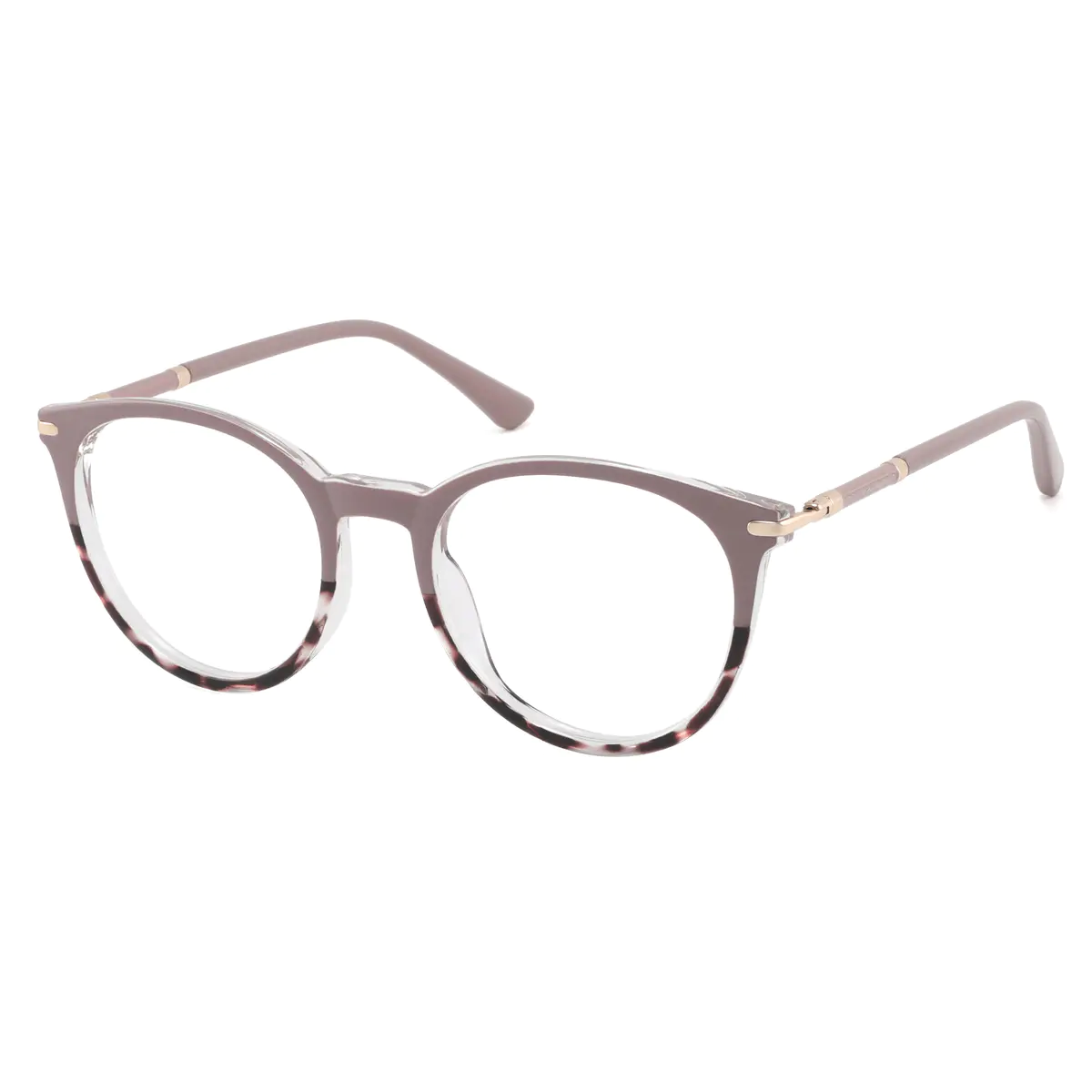 Round Tortoiseshell Eyeglasses