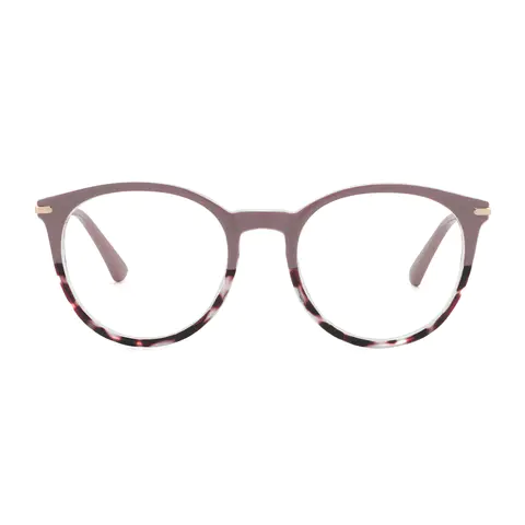 Round Tortoiseshell Eyeglasses