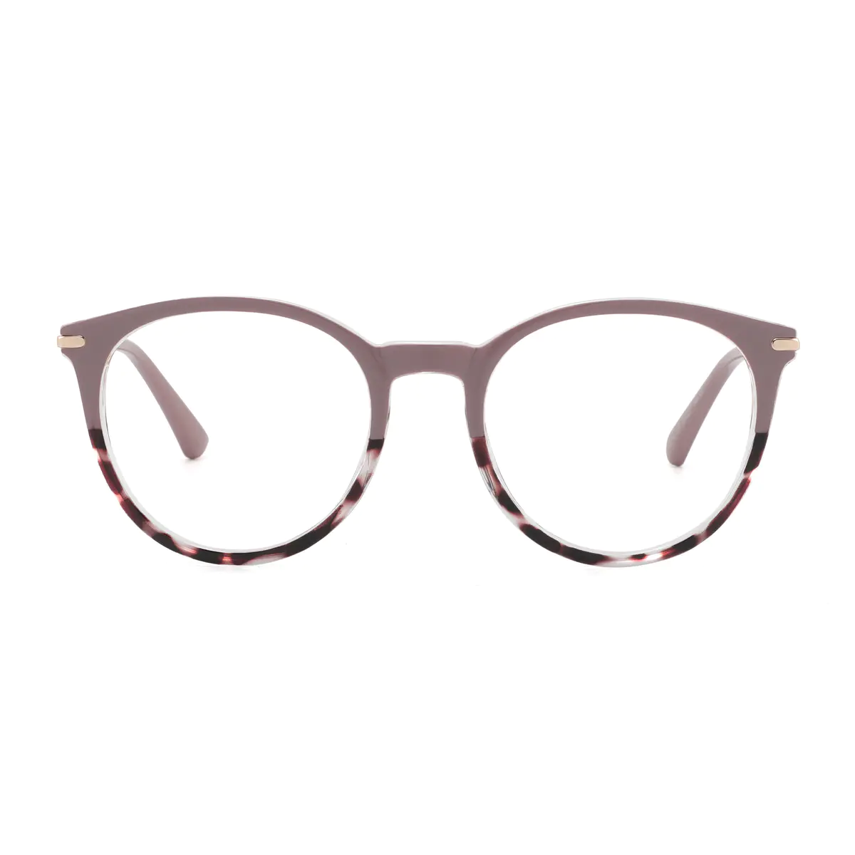 Round Tortoiseshell Eyeglasses