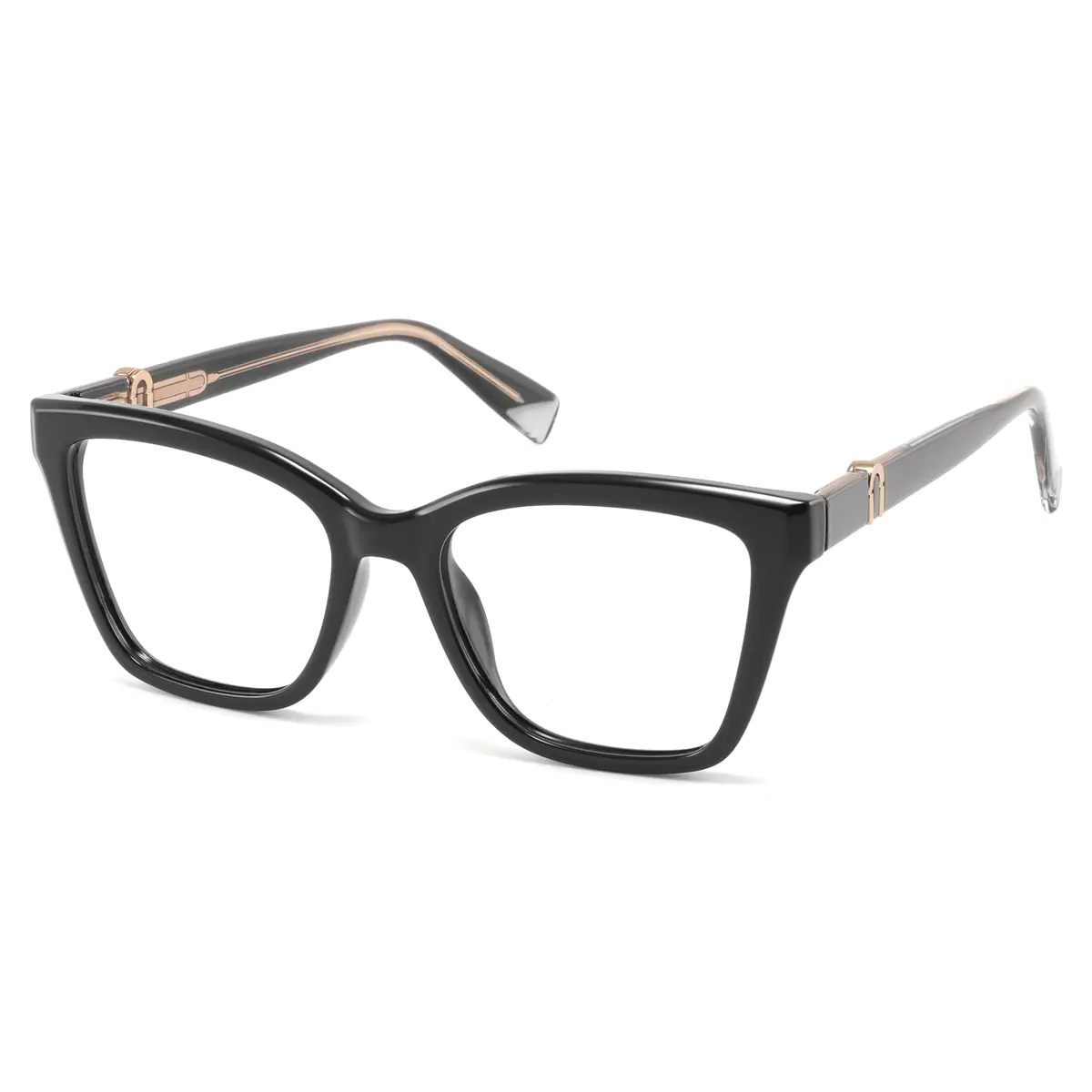 Square Black Eyeglasses