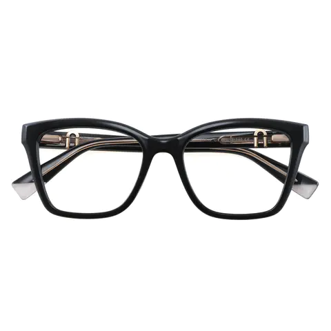 Square Black Eyeglasses